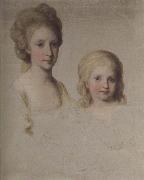 Angelica Kauffmann Bozzetto zum Bildnis Maria Theresa und Maria Chrstian oil painting artist